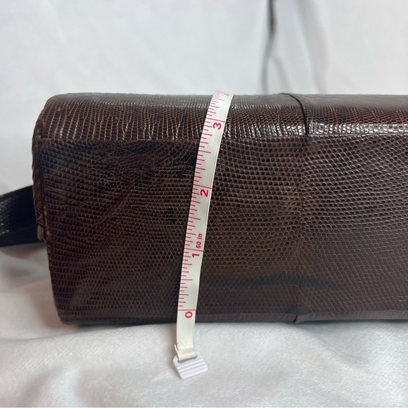 Vintage 1950’s Lizard Skin Box Purse - Picture 9 of 11